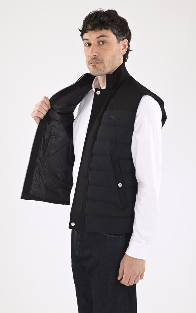 La Canadienne Doudoune Sans Manches Brody Noir