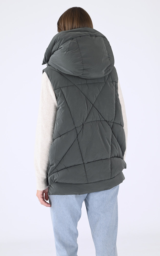 La Canadienne Doudoune Sans Manches Dew Kaki