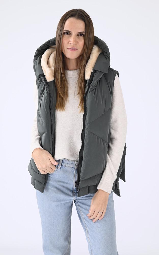 la canadienne Doudoune sans manches Dew kaki