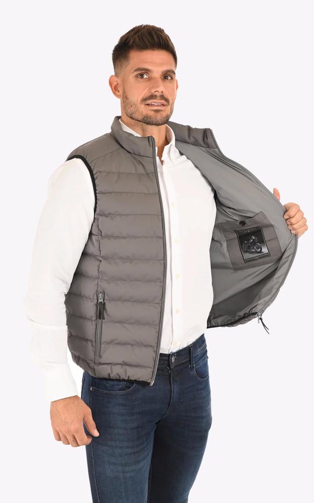 La Canadienne Doudoune Sans Manches Gris