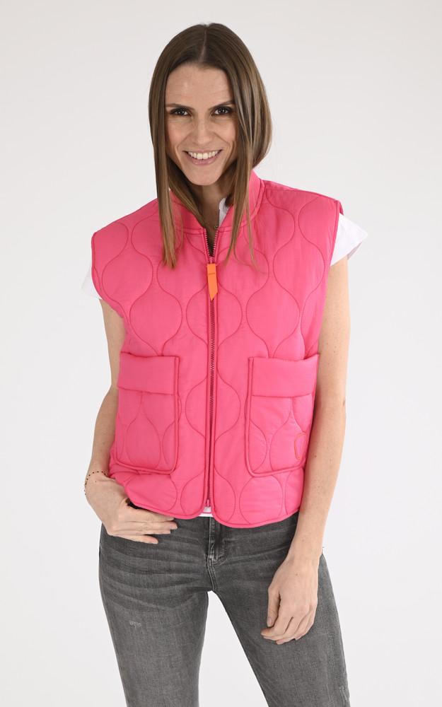 La Canadienne Doudoune Sans Manches Isae Rose