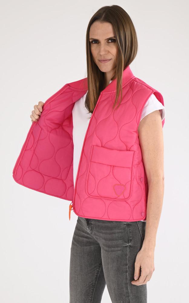 La Canadienne Doudoune Sans Manches Isae Rose