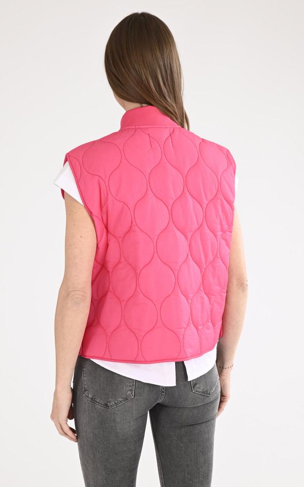 La Canadienne Doudoune Sans Manches Isae Rose