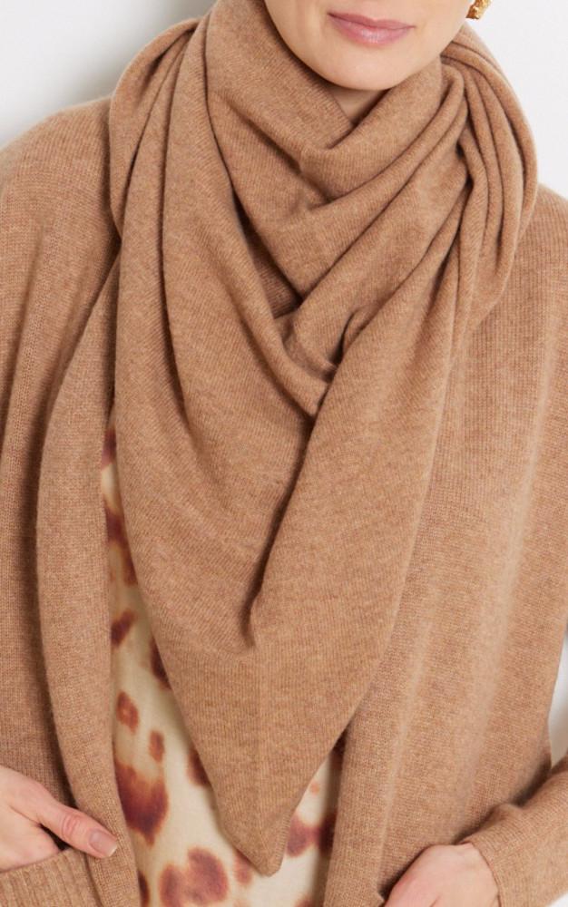 La Canadienne Echarpe Cachemire Camel