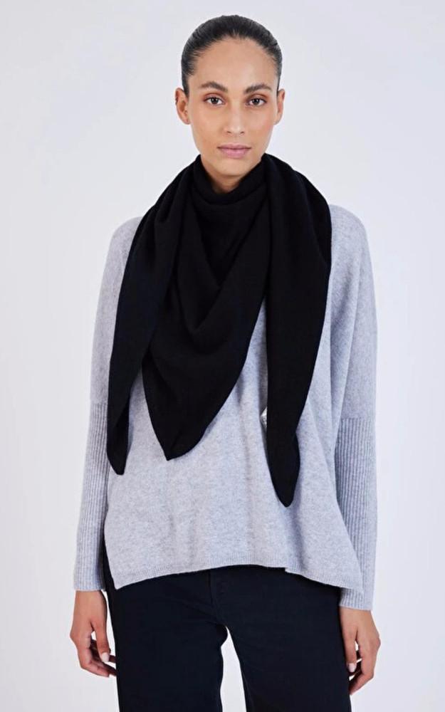 la canadienne Echarpe cachemire noire