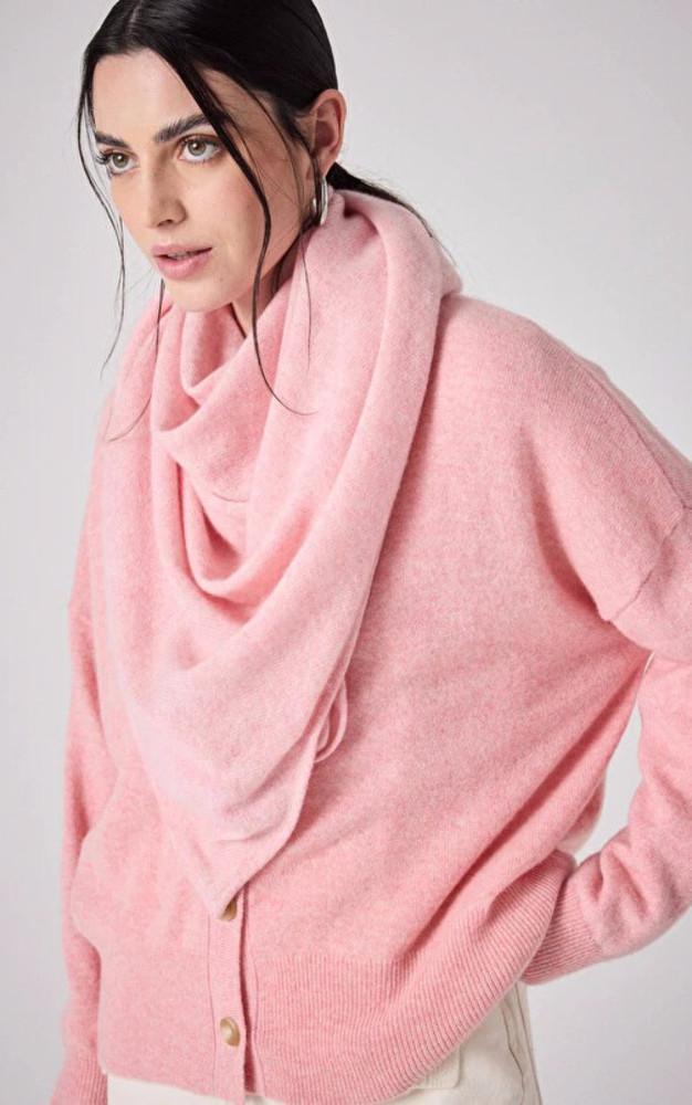 La Canadienne Echarpe Cachemire Rose