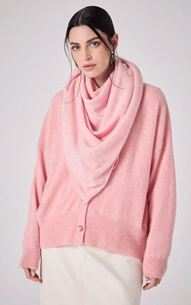 La Canadienne Echarpe Cachemire Rose