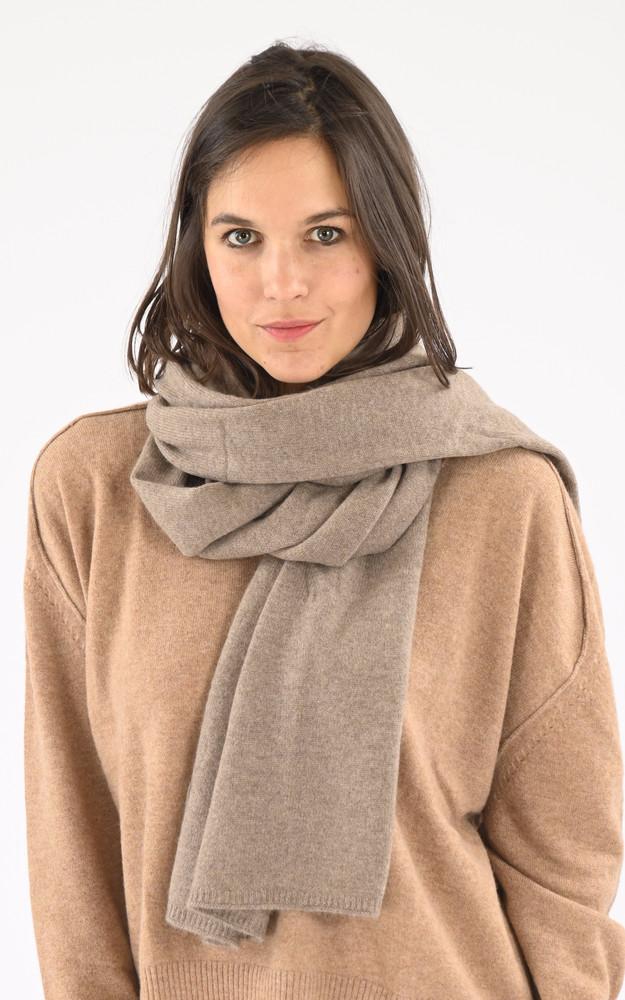 La Canadienne Echarpe Cachemire Taupe