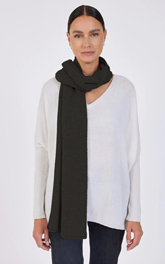 la canadienne Echarpe cachemire taupe