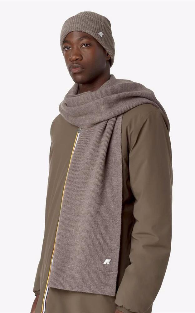 la canadienne Echarpe en laine Etienne mixte beige