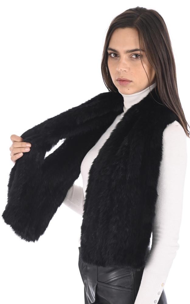 La Canadienne Echarpe Lapin Noir