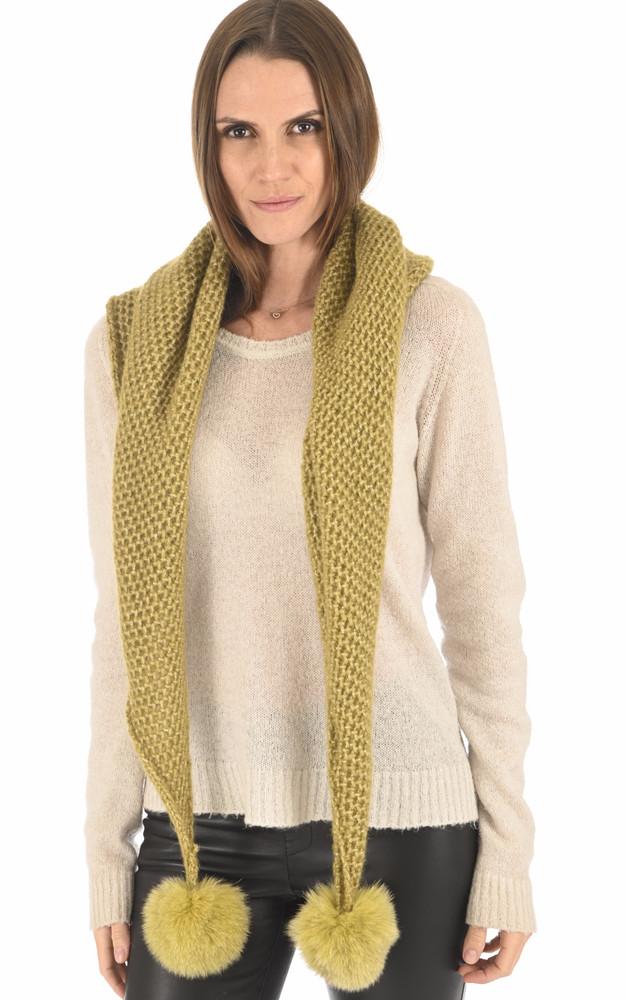 La Canadienne Etole Pailleté Alpaga Et Renard Anis