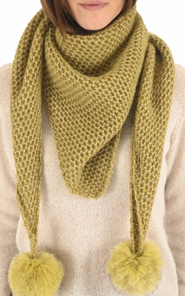 La Canadienne Etole Pailleté Alpaga Et Renard Anis