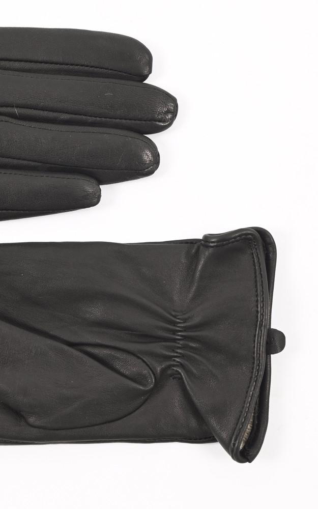 La Canadienne Gants Cuir Agneau Noir