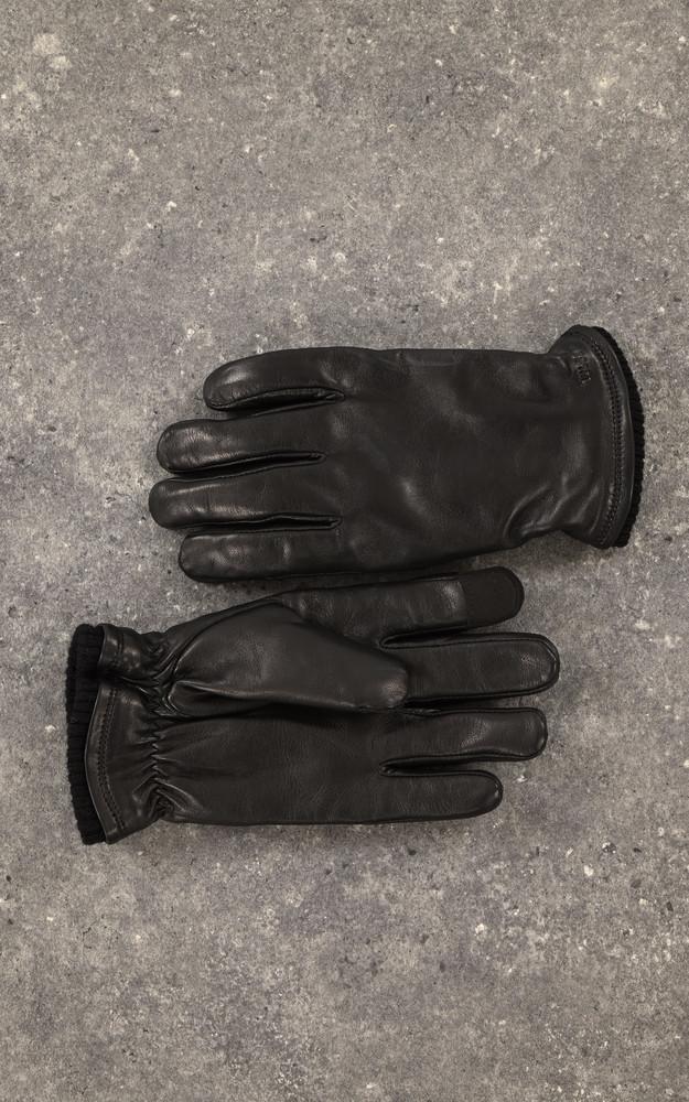 La Canadienne Gants Cuir Homme Noir