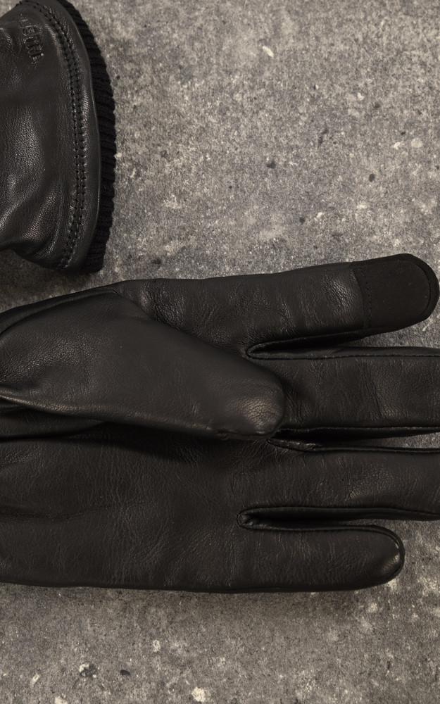 La Canadienne Gants Cuir Homme Noir