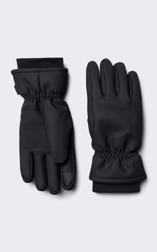 La Canadienne Gants Doublés Polaire Noir