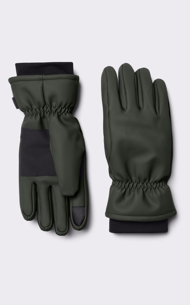 la canadienne Gants doublés polaire vert