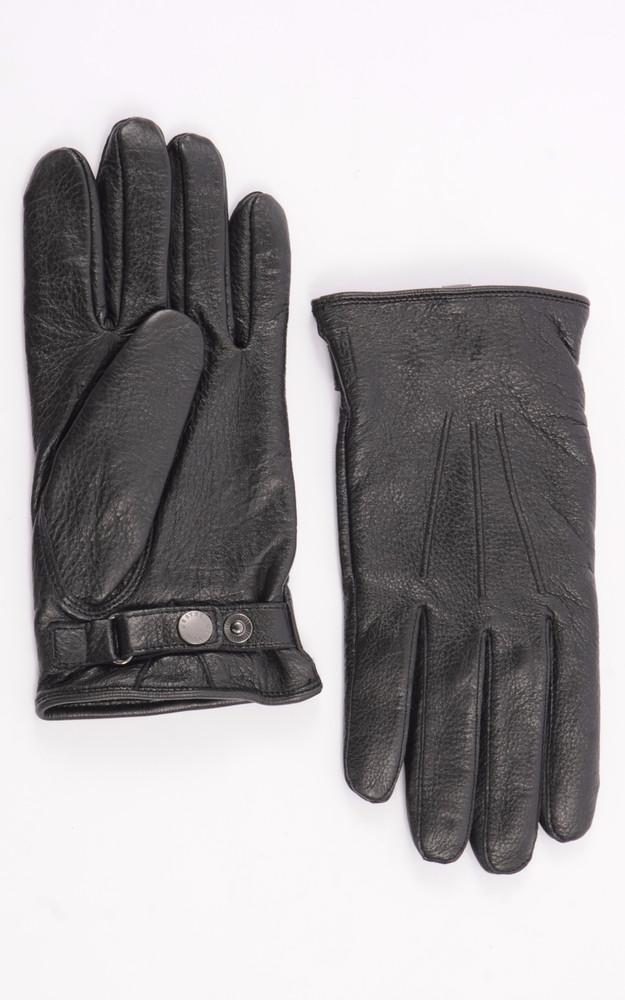 La Canadienne Gants En Cuir Cerf Noir
