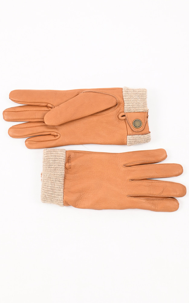 La Canadienne Gants En Cuir De Cerf Camel