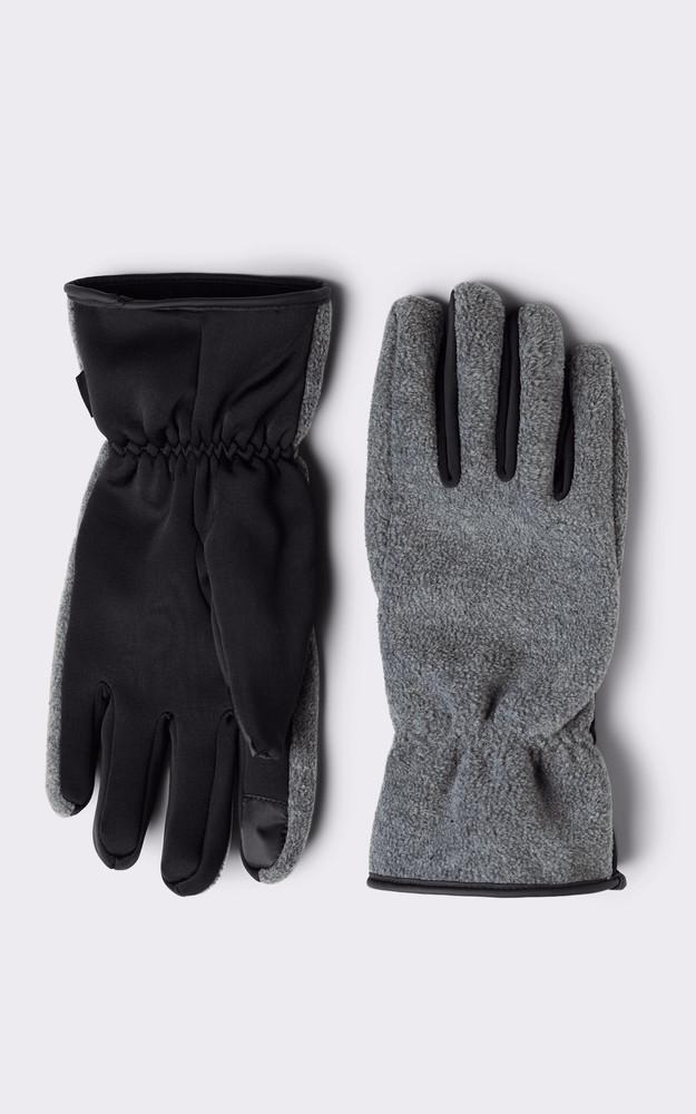 La Canadienne Gants En Polaire Gris