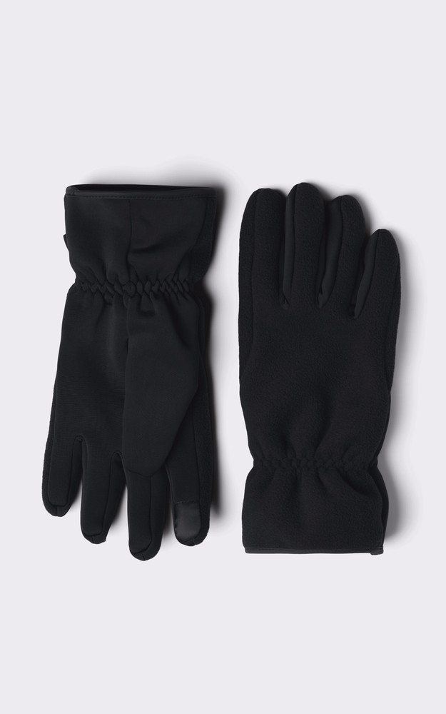La Canadienne Gants En Polaire Noir