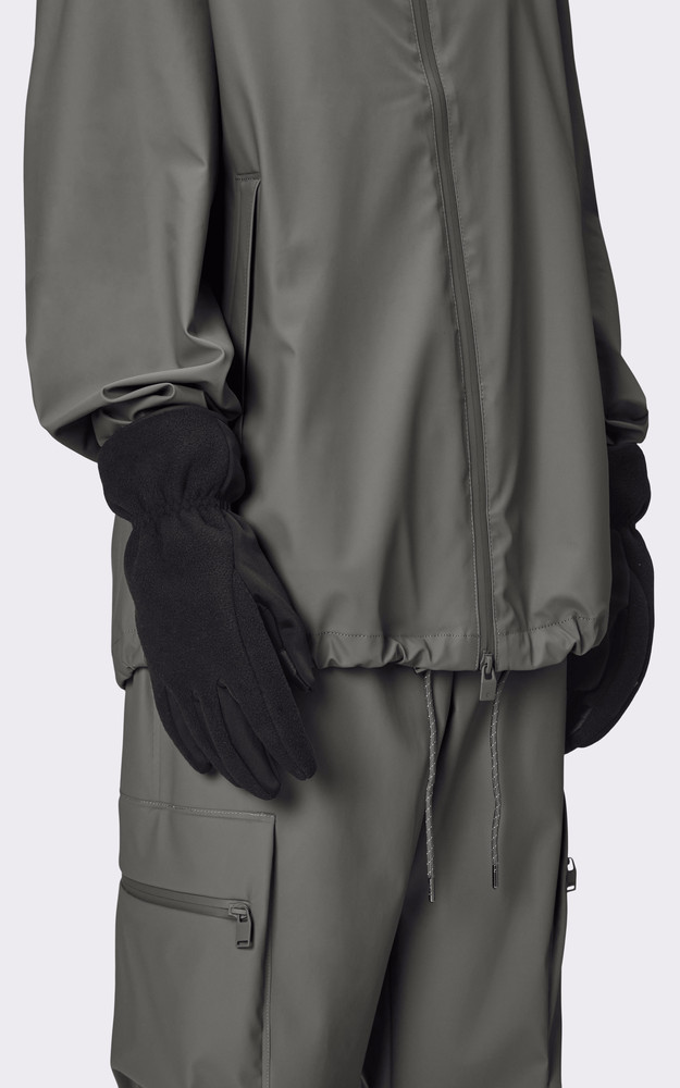 La Canadienne Gants En Polaire Noir