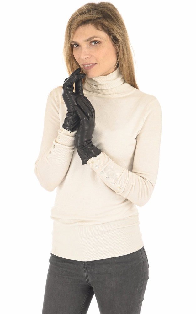 la canadienne Gants fins agneau noir