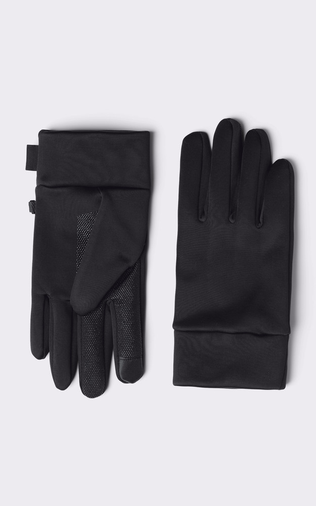 la canadienne Gants polaire antidérapants noir