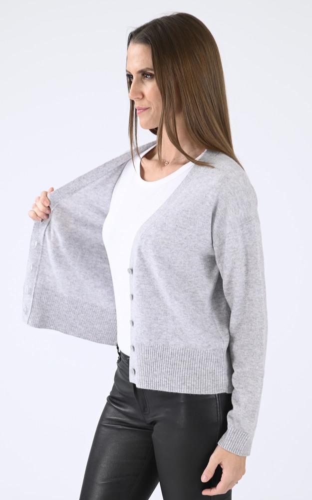 La Canadienne Gilet Cachemire Gris