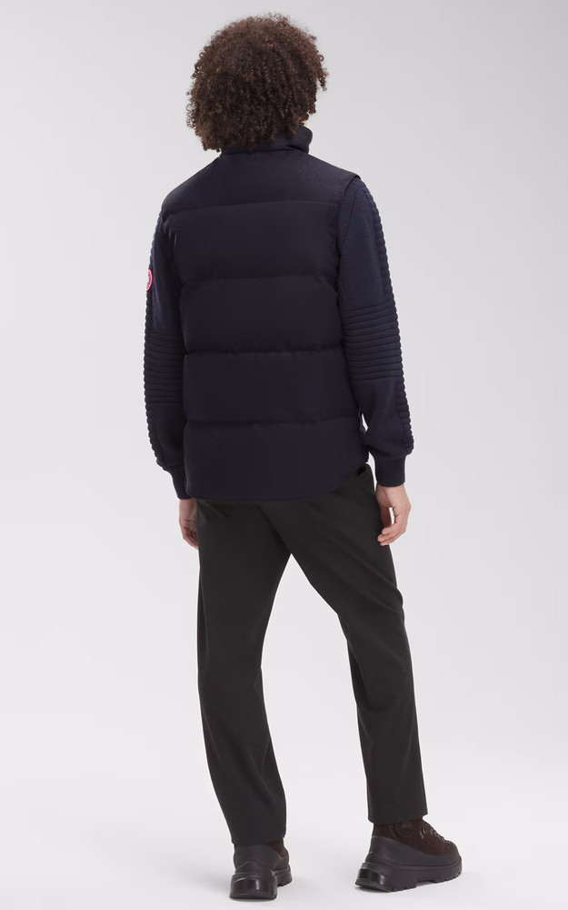 La Canadienne Gilet Garson Black Label Bleu