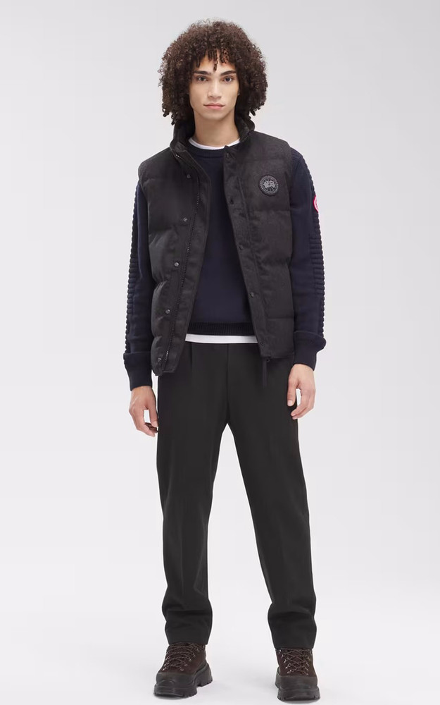 La Canadienne Gilet Garson Black Label Gris