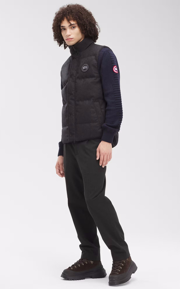 La Canadienne Gilet Garson Black Label Gris