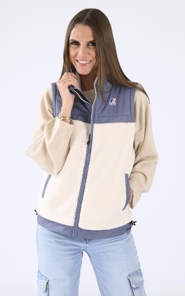 La Canadienne Gilet Jile Orsetto Mixte Bleu Gris