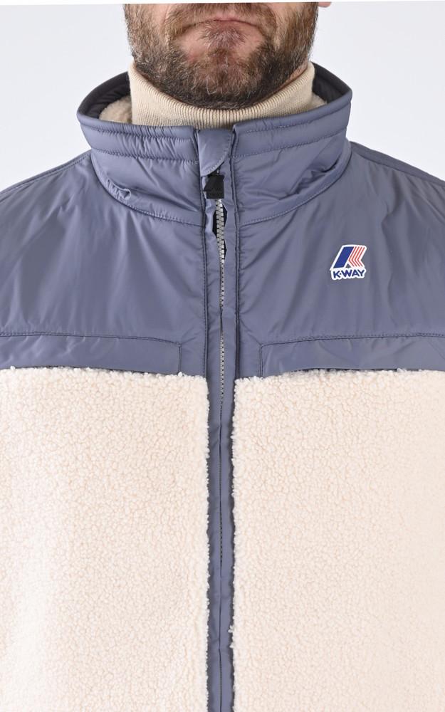 La Canadienne Gilet Jile Orsetto Mixte Bleu Gris