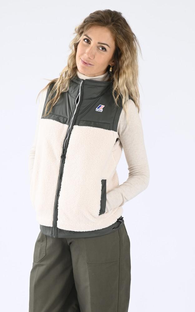 La Canadienne Gilet Jile Orsetto Mixte Kaki