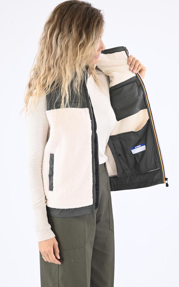 La Canadienne Gilet Jile Orsetto Mixte Kaki