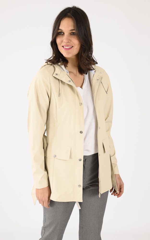 la canadienne Imperméable Curve Jacket 12100 beige