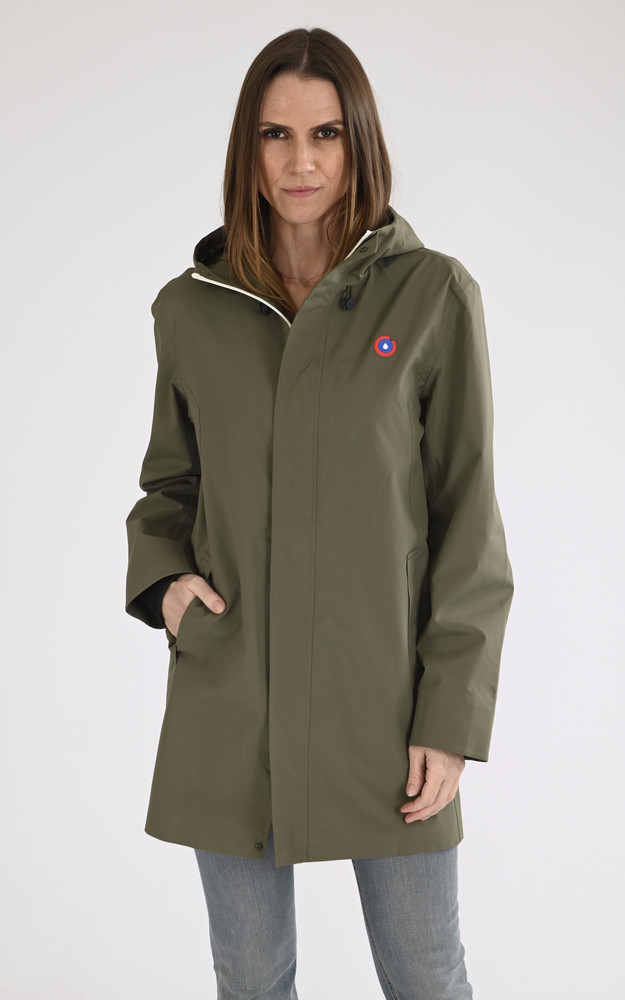 La Canadienne Imperméable Mixte Beaubourg Kaki