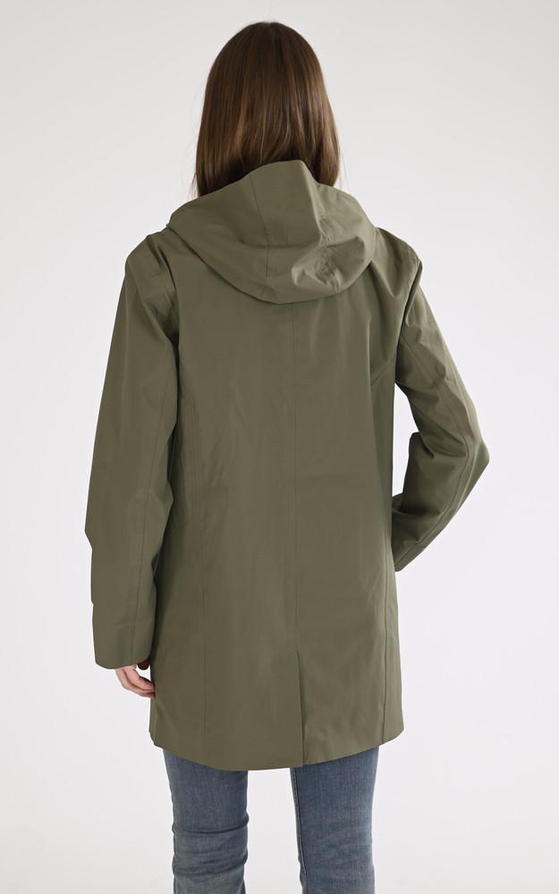 La Canadienne Imperméable Mixte Beaubourg Kaki