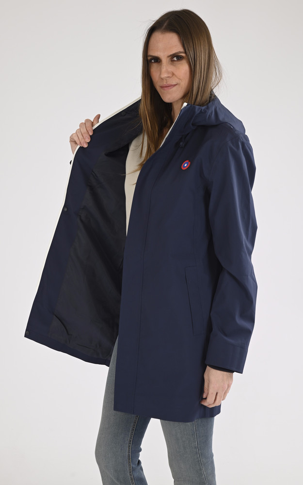 La Canadienne Imperméable Mixte Beaubourg Marine
