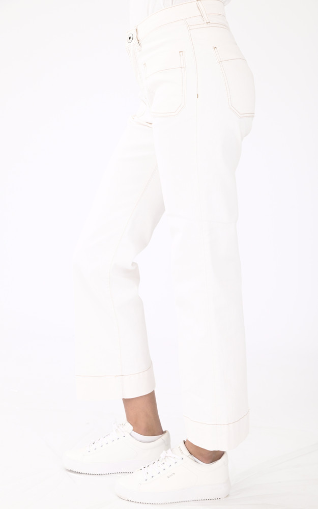 La Canadienne Jean Flare Bella Blanc