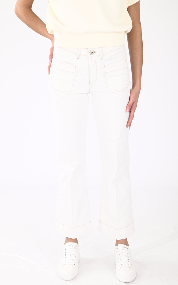 la canadienne Jean Flare Bella blanc