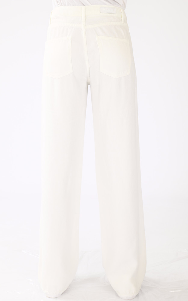 La Canadienne Jean Wide Leg Jude écru