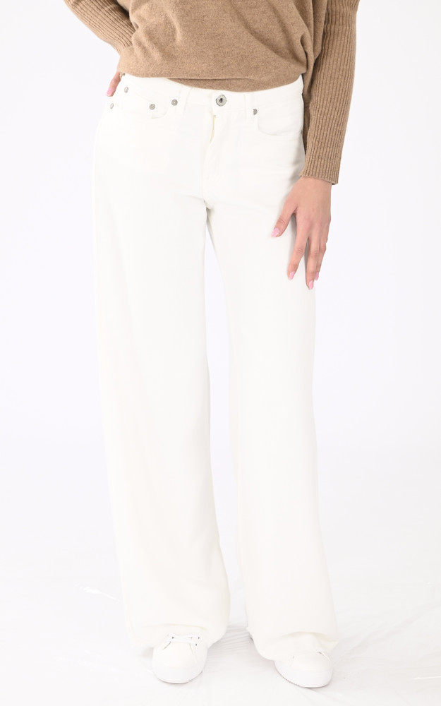 la canadienne Jean wide leg Jude écru