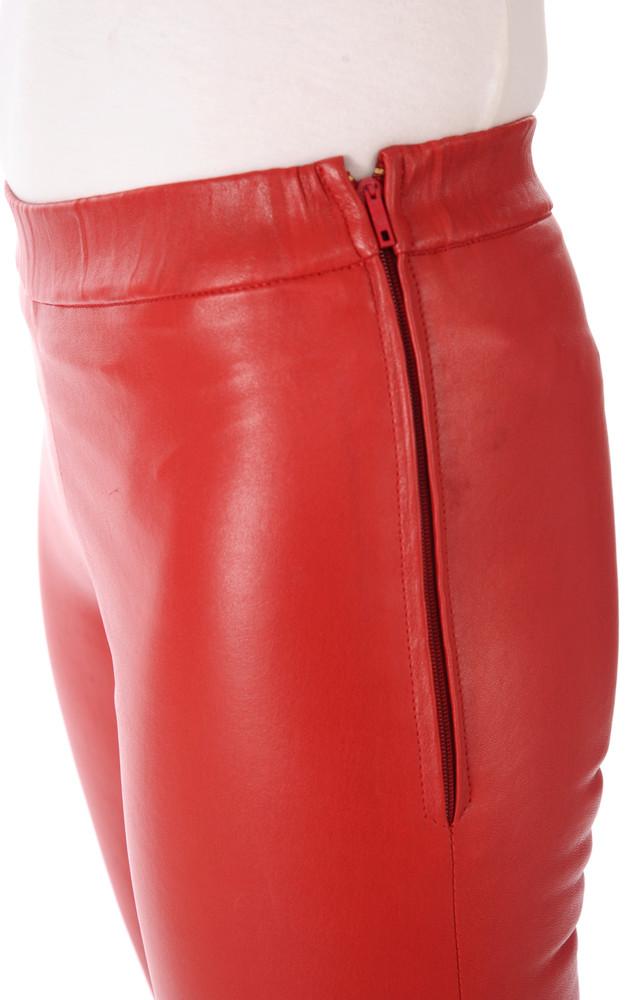 La Canadienne Legging Agneau Strech Rouge