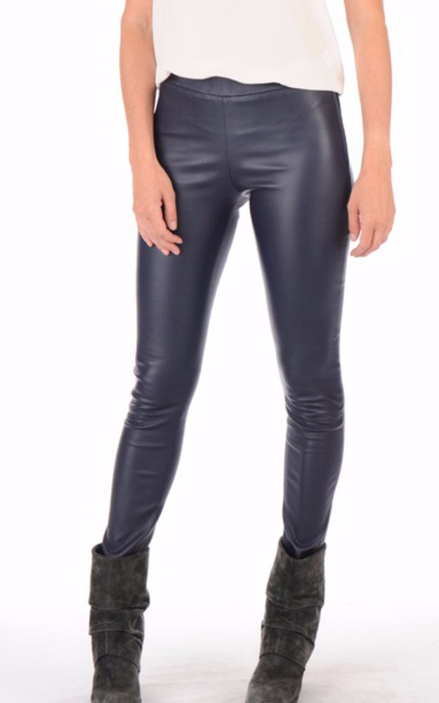 la canadienne Legging agneau stretch bleu