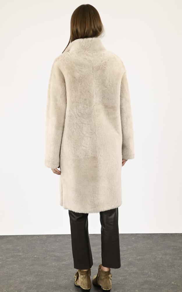 La Canadienne Manteau Agneau Confort Marron