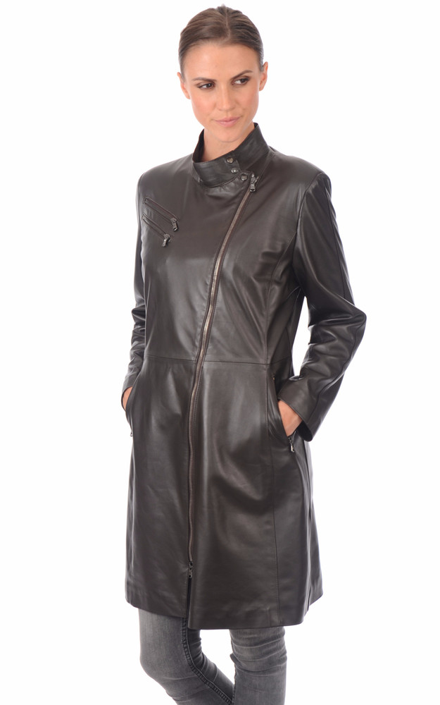 La Canadienne Manteau En Cuir Agneau