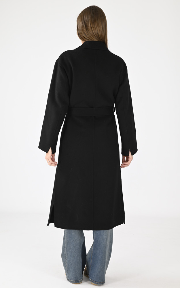 La Canadienne Manteau En Laine Allegoria Noir